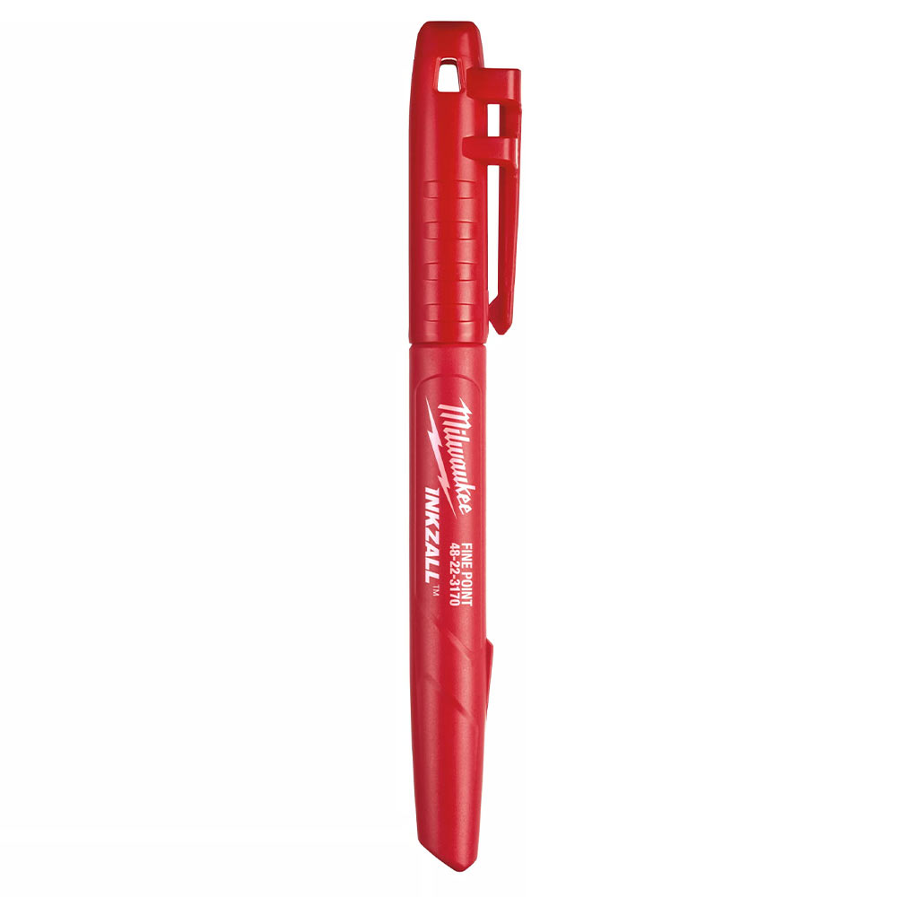 MARCADOR ROJO PUNTA FINA 1MM MILWAUKEE