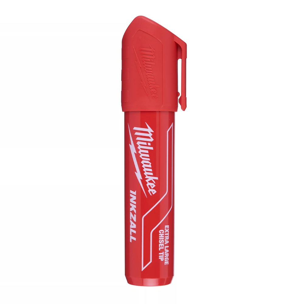 MARCADOR PUNTA CINCELADA 14MM ROJO MILWAUKEE