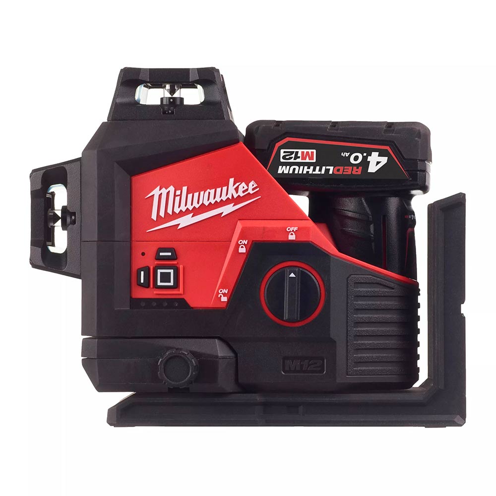 NIVEL LASER VERDE 3 LINEAS 360º M12 3PL-401C MILWAUKEE